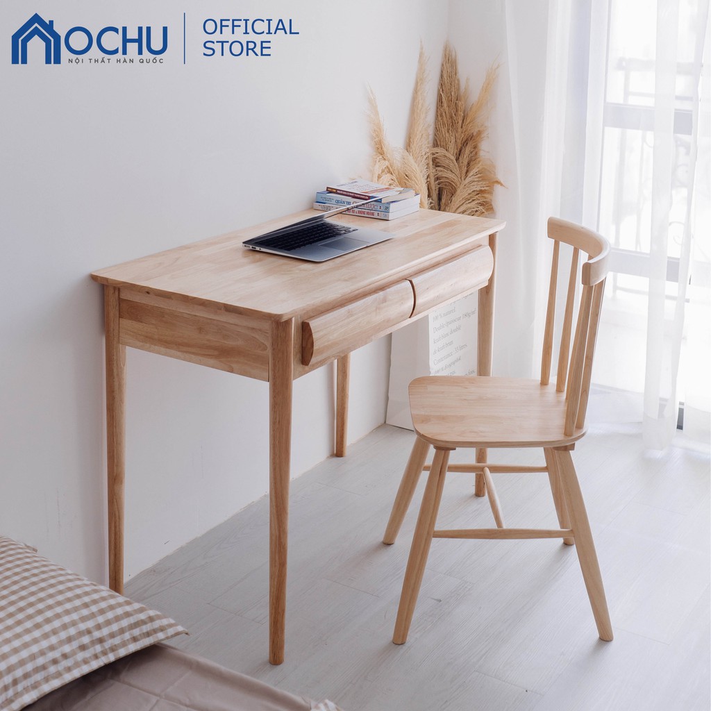 Bàn Làm Việc Gỗ Có Hộc OCHU - B Table - Natural | BigBuy360 - bigbuy360.vn
