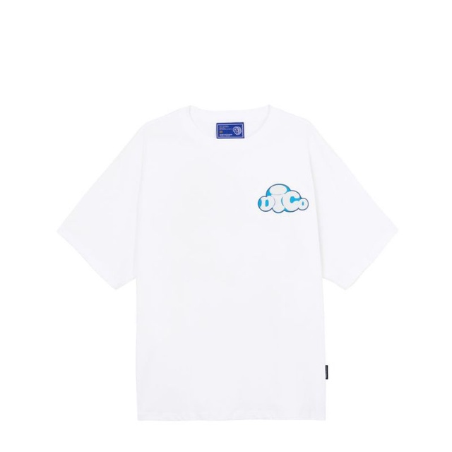 Áo Tee Dirty coins Cloud Dico - Trắng - Local brand