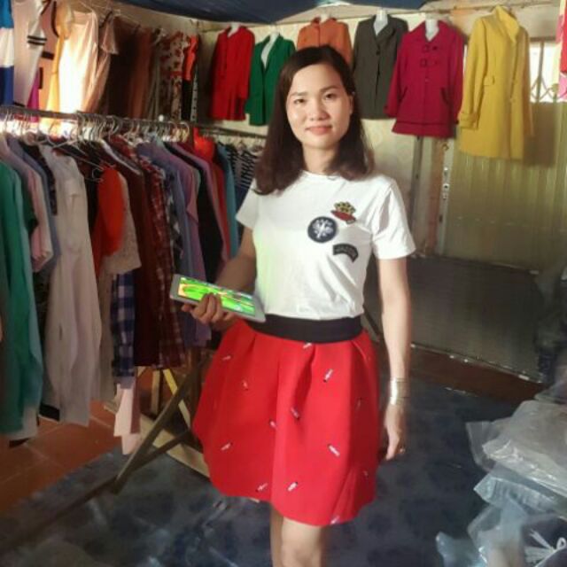 Chân váy bồng công chúa