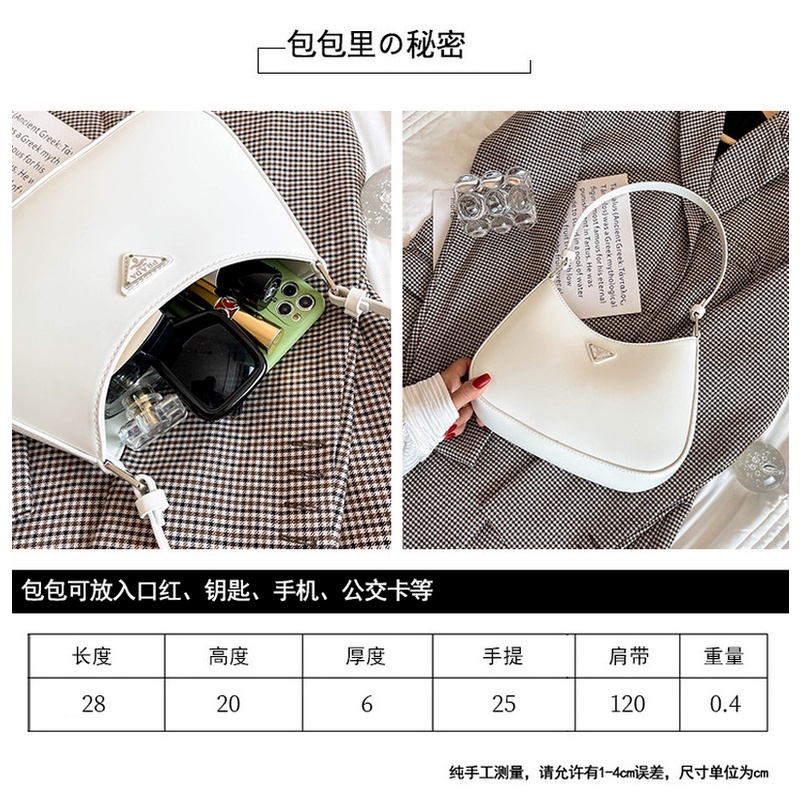 Túi đeo dưới cánh tay phong cách hoài cổ thanh lịch thời trang nữ
