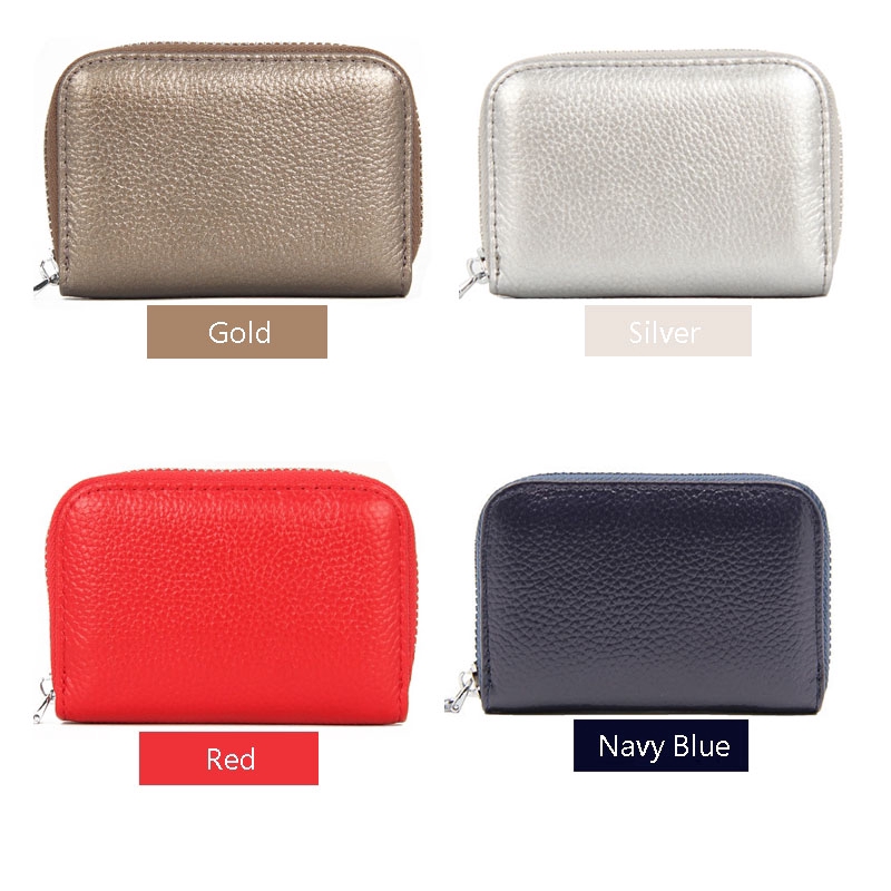 Ví đựng thẻ tín dụng bằng da có khóa kéo | BigBuy360 - bigbuy360.vn