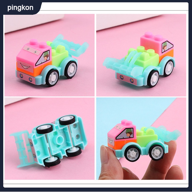 Xe Kéo Đồ Chơi Mini Nhiều Màu Sắc Dễ Thương Cho Bé