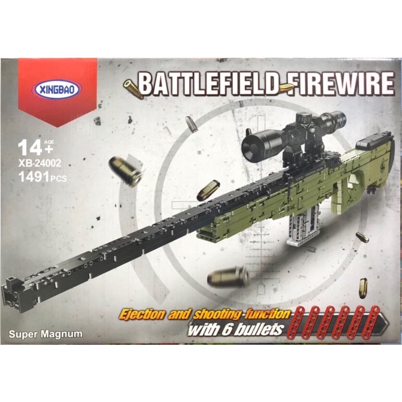 Đồ chơi lắp ráp XINGBAO 24002 Mô Hình AWM Sniper Rifle Tỉ Lệ 1:1 - Xếp hình thông minh