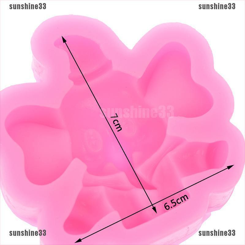 Khuôn Silicone Làm Bánh / Sô Cô La Hình Chú Voi