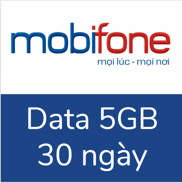 Gói data 3G/4G Mobifone 5GB, 30 ngày