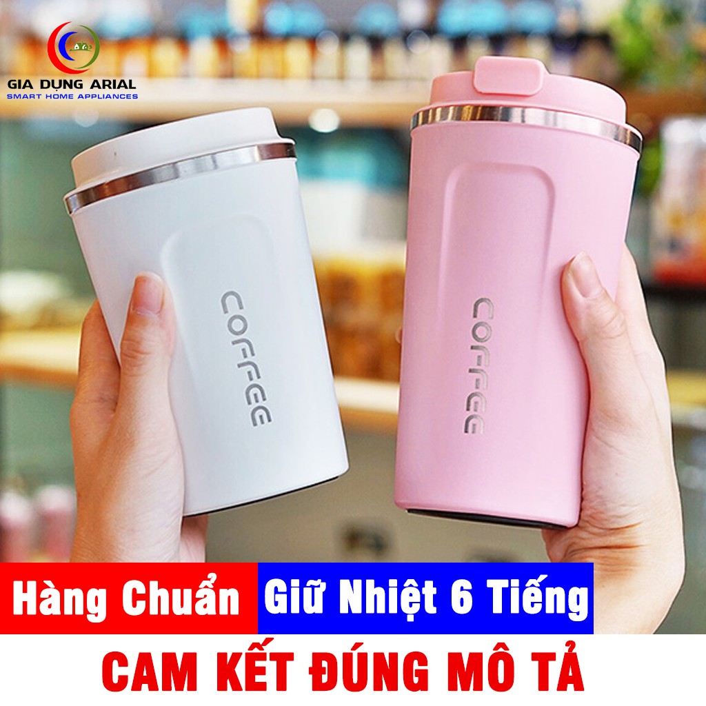 [HÀNG TỐT] Cốc Giữ Nhiệt Coffee Dung Tích 510ml Giữ Nóng, Lạnh Từ 6-8 Tiếng Chống Tràn Đựng Cafe Hoặc Trà