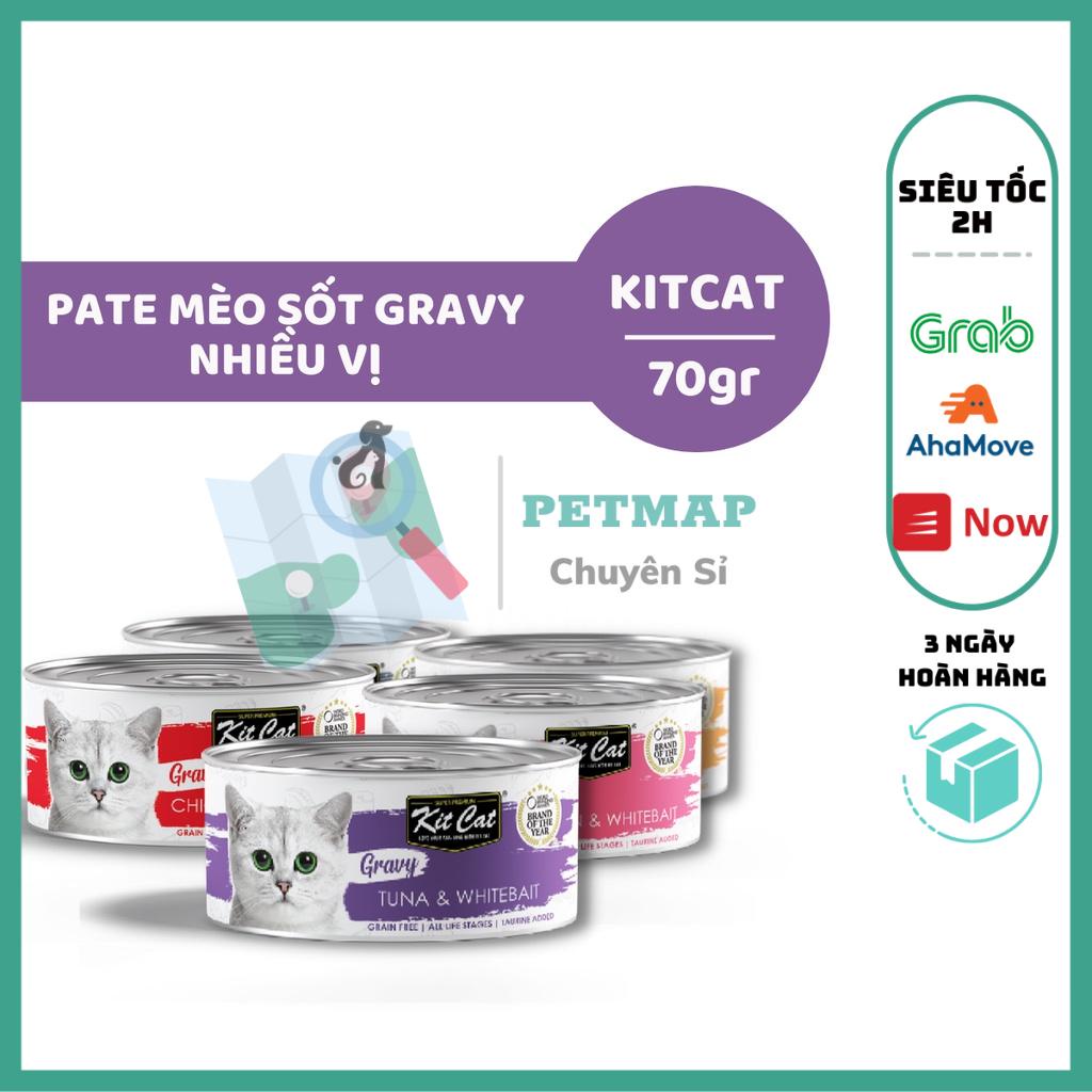 [Rẻ vô địch] [Siêu Sale] Pate Cho Mèo Kitcat Gravy Dạng Sốt (70g)