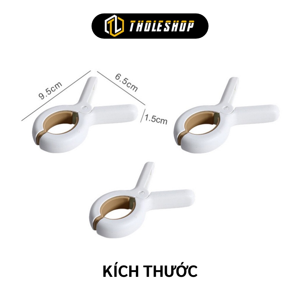 Móc Kẹp Quần Áo - Combo 2 Kẹp Nhựa Bản To Phơi Quần Áo, Chăn Màn Chống Rớt 10366