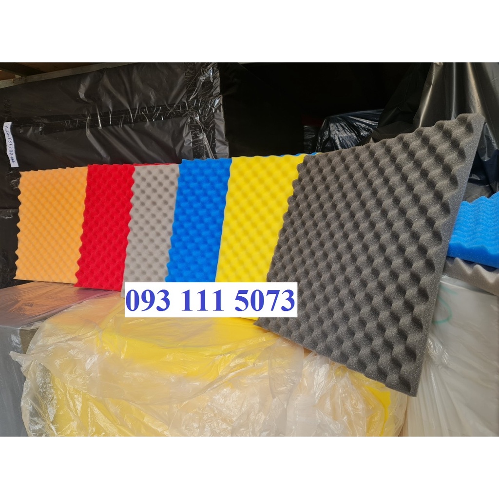 Mút hột gà tiêu âm cách âm KT 50cm x50cm dày 3cm