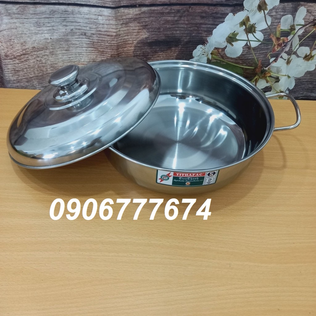NỒI LẨU Inox Cao Cấp TITHAFAC Cho Nhà Hàng, Quán Ăn, Gia đình chất lượng cao nhiều kích cỡ