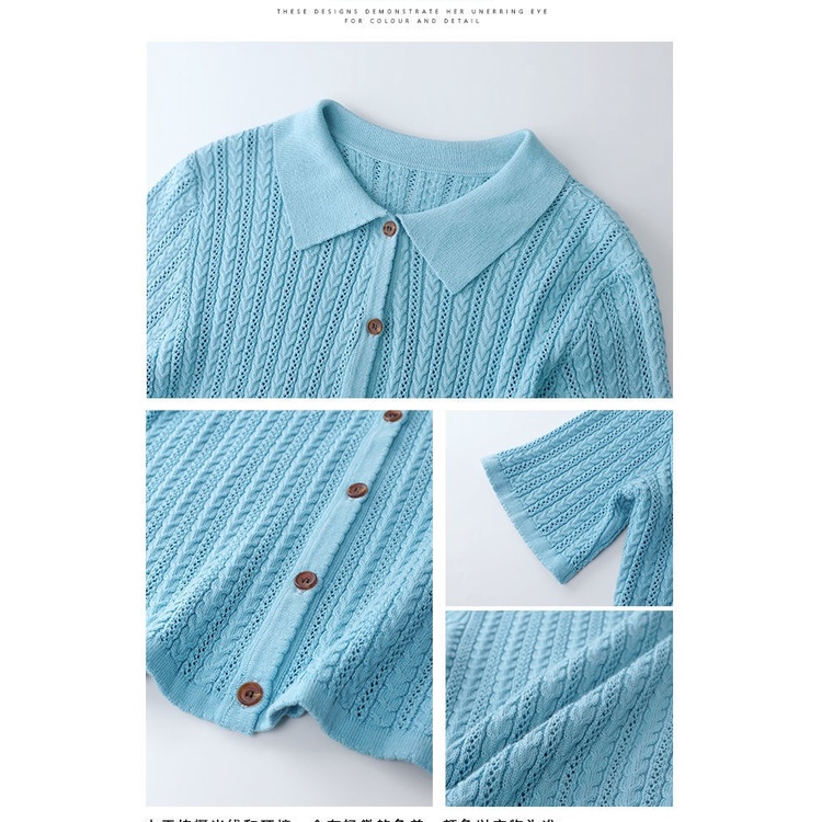 Áo Thun polo Mỏng Dáng Rộng Ngắn Tay Thời Trang Hàn Quốc Mới 2022