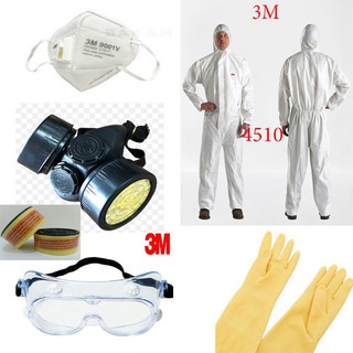 Đồ Bảo Hộ combo trọn bộ đồ bảo hộ chống hóa chất độc hại
