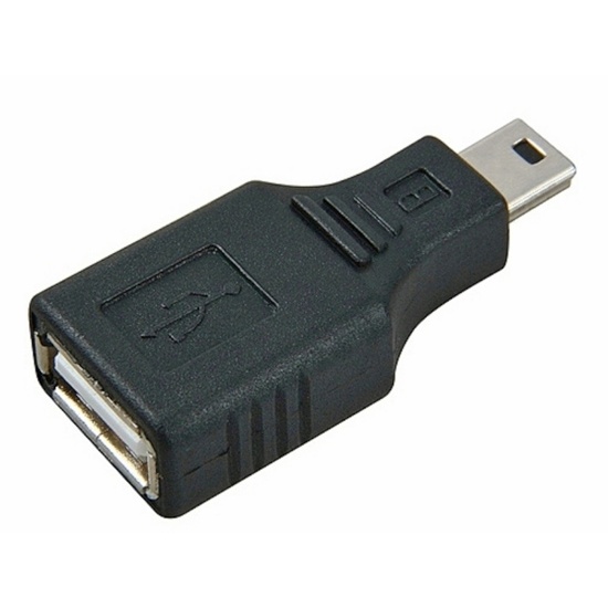 Đầu chuyển đổi Mini Usb sang USB - OTG Chân vuông máy nghe nhạc - cho ô tô - Đầu OTG chuyển đổi Mini USB sang USB 2.0