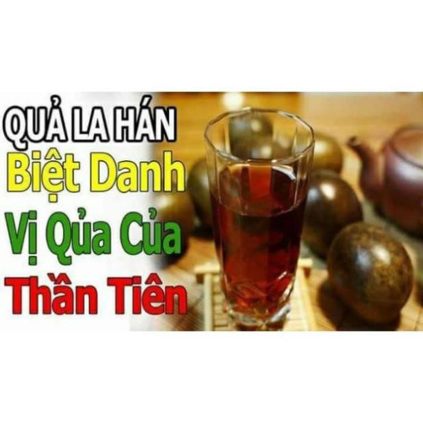 [COMBO] Quả la hán Size Đại + 1 viên trà hoa cúc đường phèn mật ong (Hàng Loại 1)