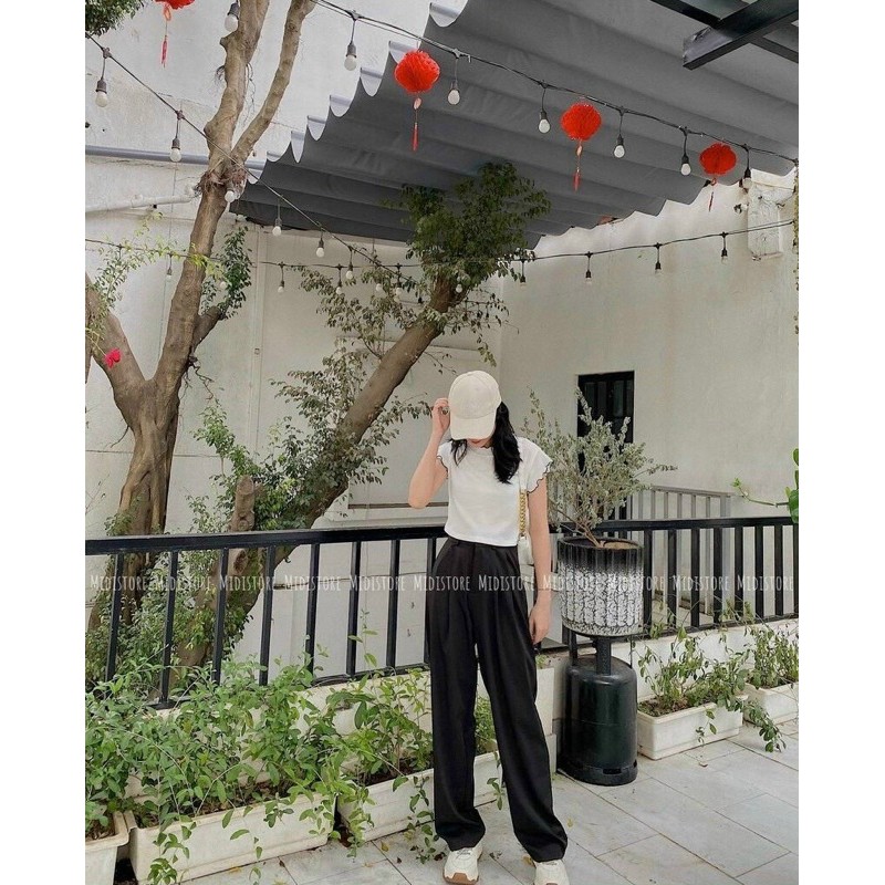 QUẦN CULOTTES LƯNG CAO
