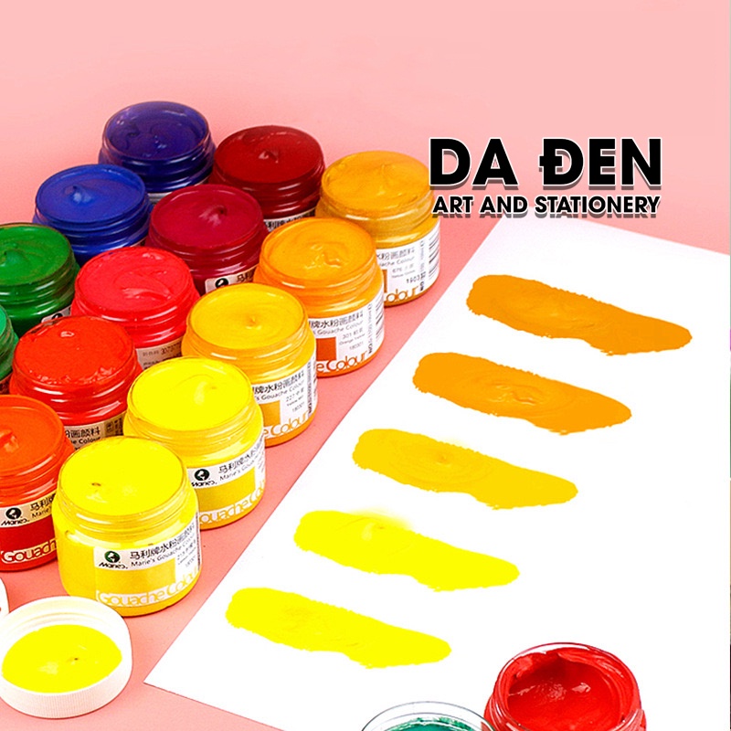[DA ĐEN] Màu Gouache Marie's Hủ 100ml