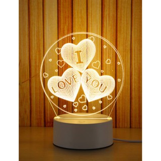 Đèn led trang trí 3D
