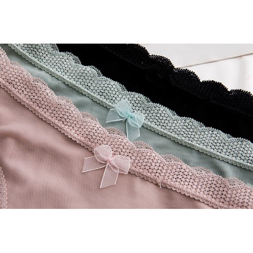 Quần lót cotton thoáng khí, dễ thương, viền cách điệu | BigBuy360 - bigbuy360.vn