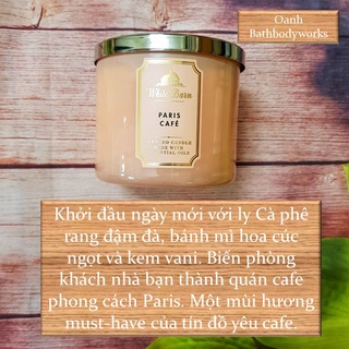 [Đủ mùi] Nến thơm 3 bấc Bath & Body Works (Auth)