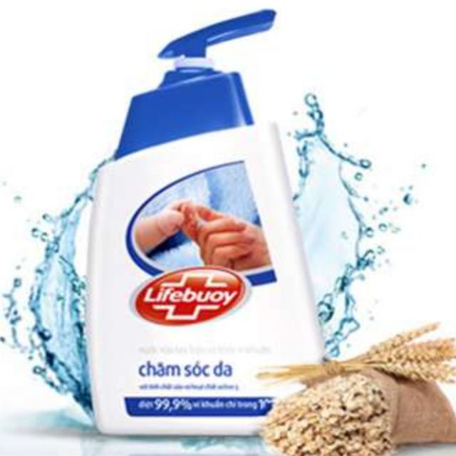 Nước rửa tay chăm sóc da tay lifebuoy