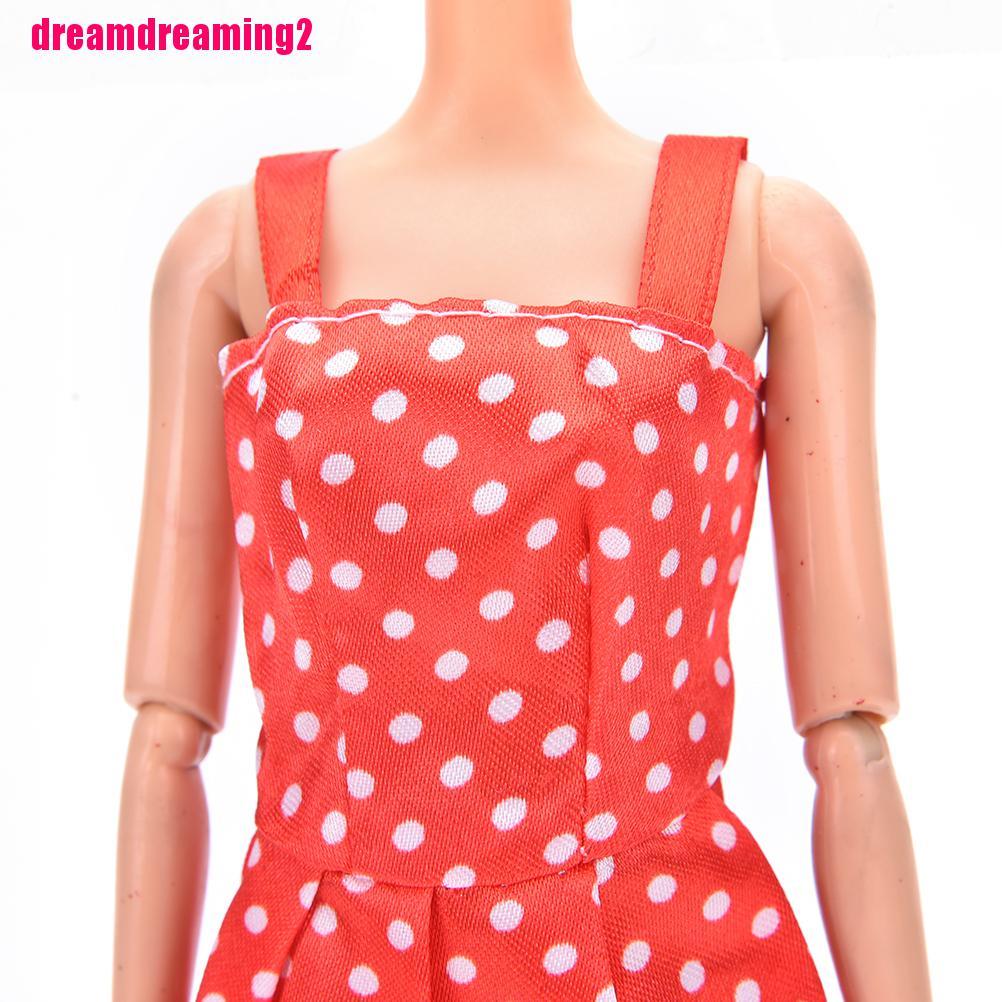 Set 10 Đầm Dự Tiệc Kiểu Dáng Dễ Thương Cho Búp Bê Barbie