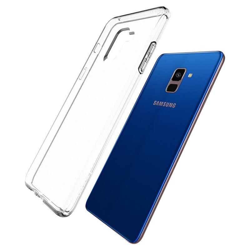 Ốp Samsung A8+ / A8 Plus 2018 dẻo trong suốt (Loại đẹp)
