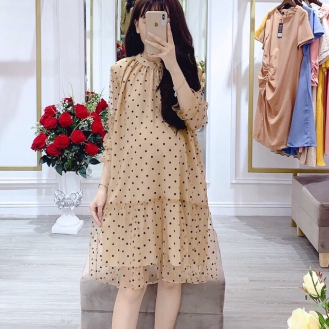 Váy bầu quảng châu nhẹ nhàng