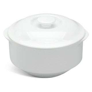2 cái Thố tiềm súp chè yến cá nhân 9.7cm + Nắp, Jasmine trắng, Minh Long I, Việt Nam