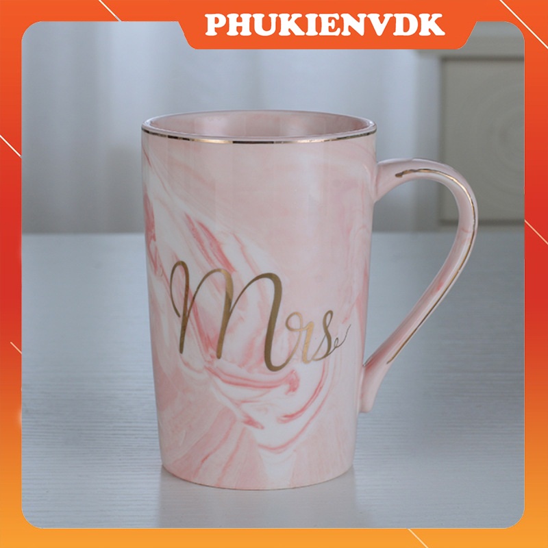 Ly cốc sứ Cặp Đôi Mr Mrs quà tặng bạn gái bạn trai người yêu