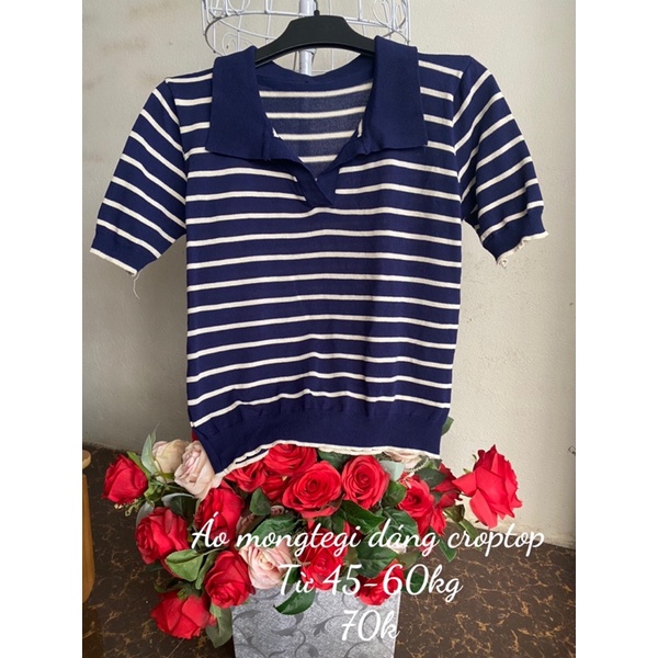 Áo mongtegi dáng croptop