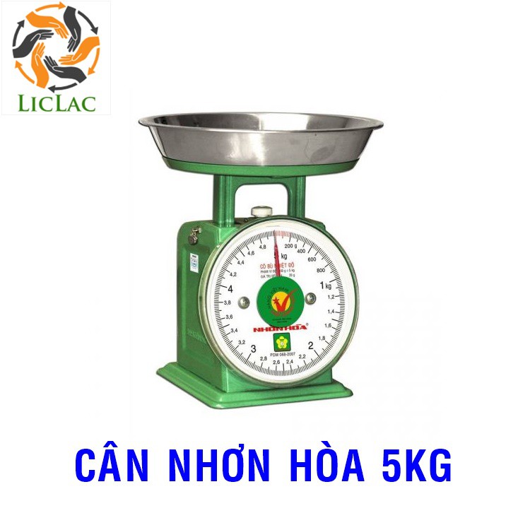 Cân Đồng Hồ Nhơn Hòa 5 Kg Loại Tốt Chính Hiệu + Tặng Cân Treo Mini Nhơn Hòa 5 KG