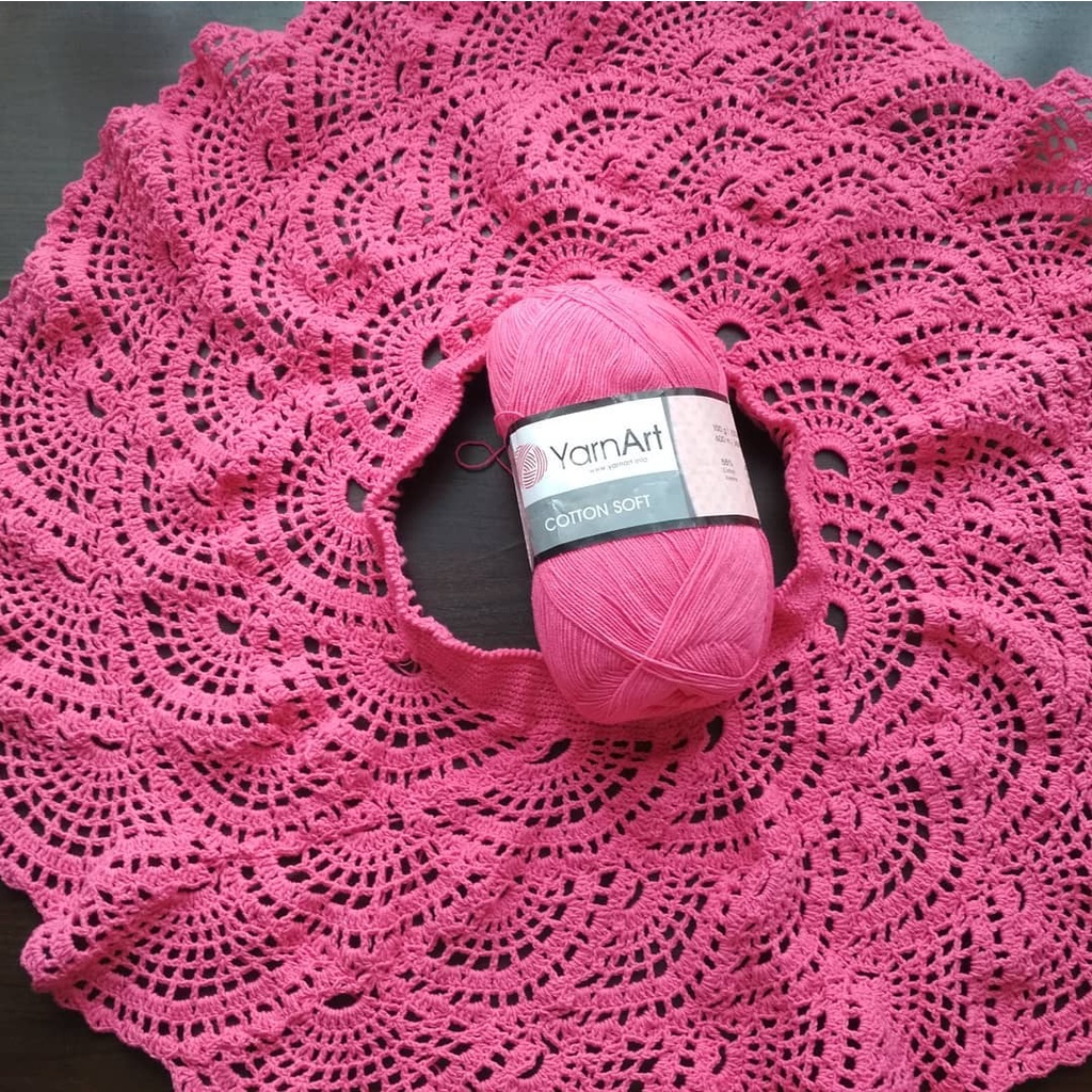 Len Cotton Soft - Nhập khẩu chính hãng từ YarnArt - 100 gram dài 600m - BẢNG MÀU 1/2