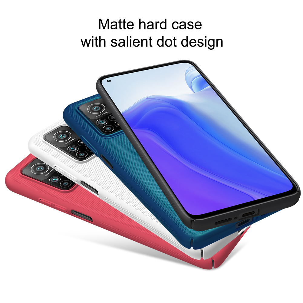 Nillkin Luxury Phone Case For Xiaomi Mi 10T Pro / 10T 5G Hard PC Shockproof Super Frosted Shield