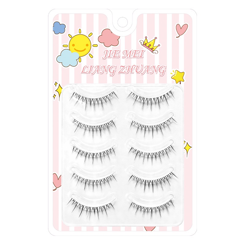 Miếng Dán Lông Mi Giả Siêu Mềm Tự Dính Trong Suốt 9333 # 7-1