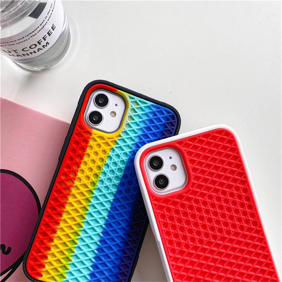 Ôp Điện Thoại Silicon Dẻo Họa Tiết Giày Vans Nhiều Màu Chống Sốc Cho iphone x xs xs max 6 7 8 plus 11 se 2020 Ốp