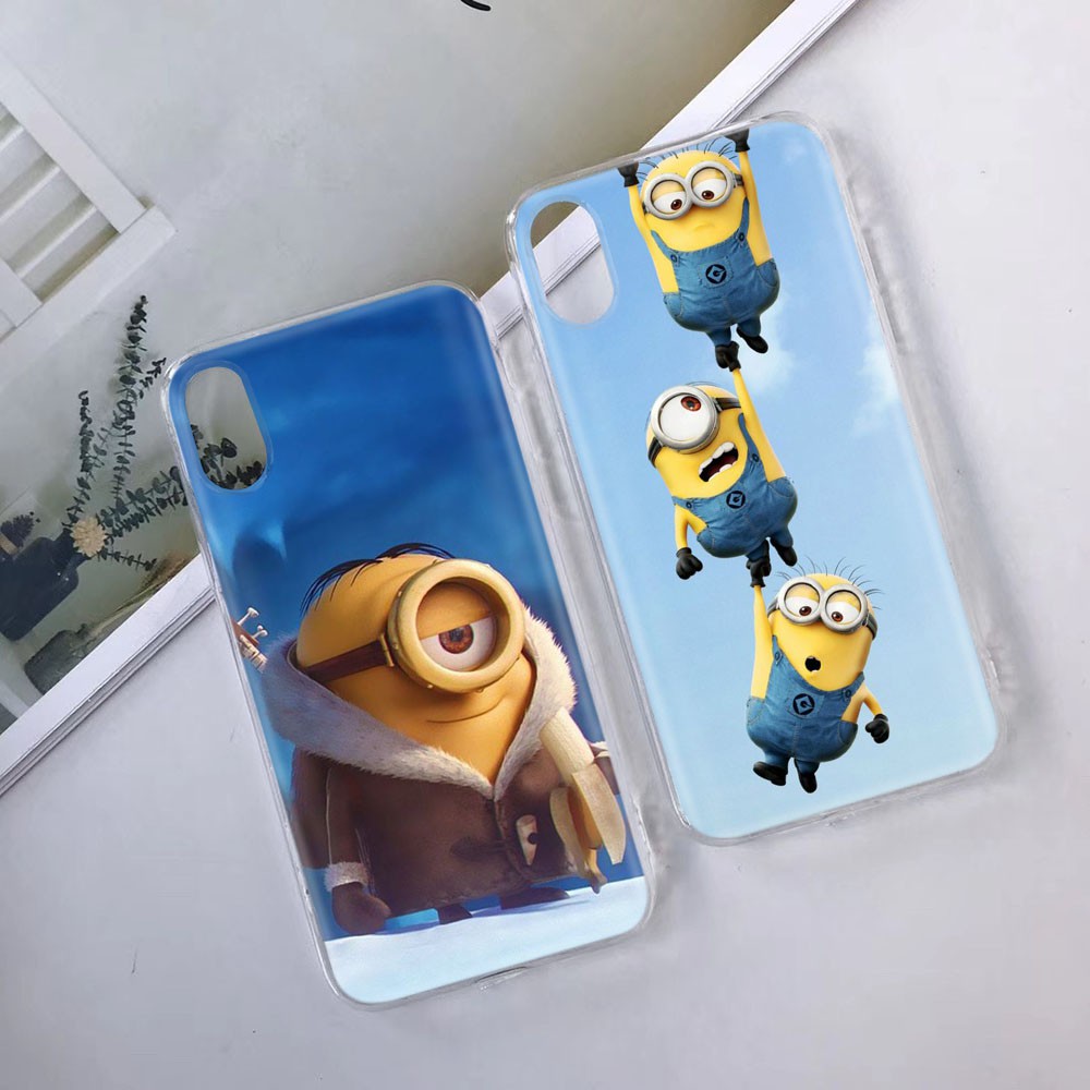 Ốp Điện Thoại Trong Suốt Họa Tiết Despicable Me Cho Motorola Moto G4 G5 Plus G5S G6 Z3 Play Tb22