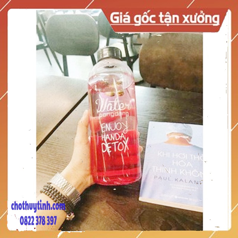 BìNH NƯỚC DETOX PONGDANG có túi vãi 1000ml