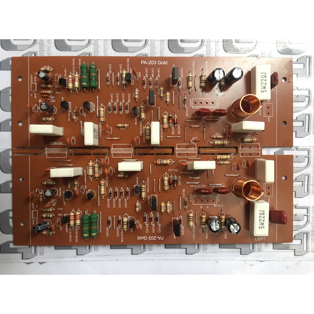 Board Công suất amply 8 sò dùng transistor