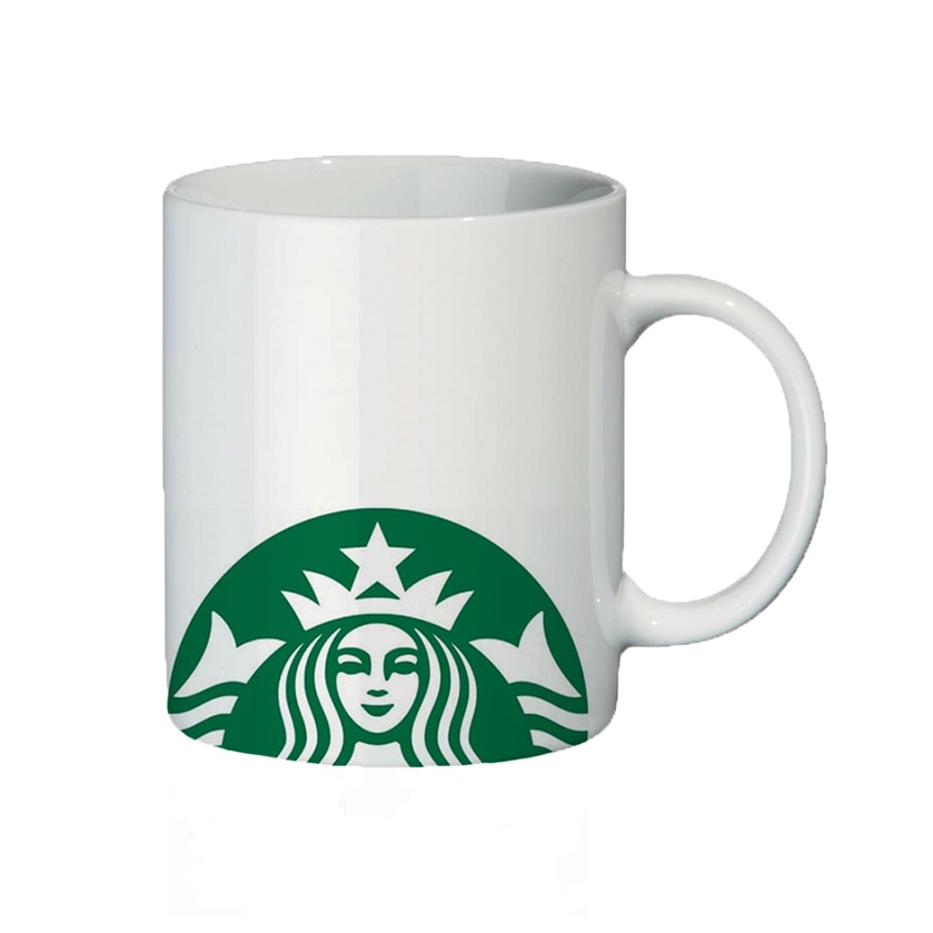 Cốc sứ ly sứ cafe 300ml biểu tượng Star.bucks Pro decor góc làm việc, làm quà tặng - SunstoreVN