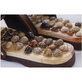 Dép massage bấm huyệt khảm đá