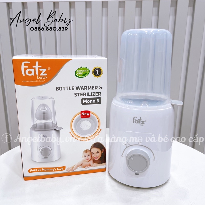 Máy hâm sữa &amp; tiệt trùng- Mono 6 - Fatzbaby FB3001TN