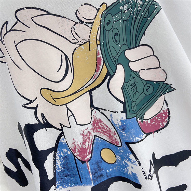 Áo Hoodie Dáng Rộng In Hoạt Hình Phong Cách Hàn Quốc Thời Trang Dành Cho Nữ