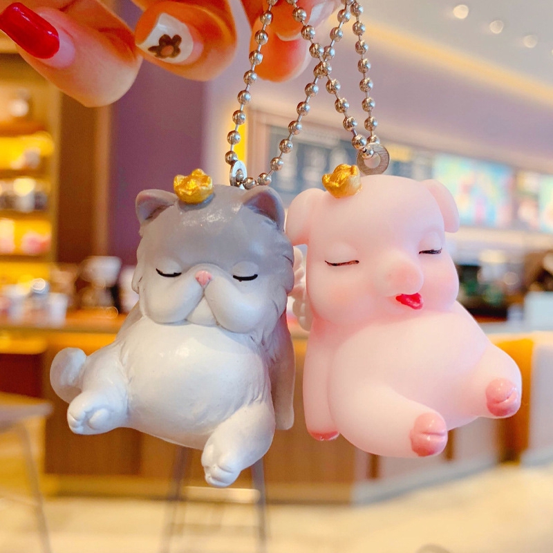 Móc Khóa Hình Heo Con Xinh Xắn