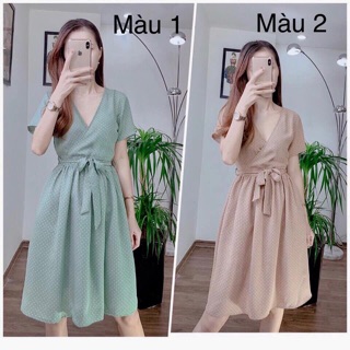 Bán sỉ váy chấm bi công sở