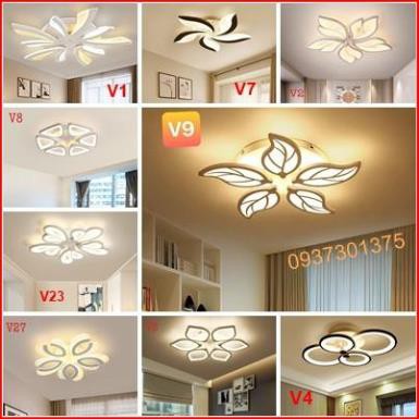 Đèn ốp trần,Đèn Trần Led hiện đại Trang Trí Phòng Khách,Phòng Ngủ,Có Điều Khiển Từ xa 3 Chế Độ Ánh Sáng