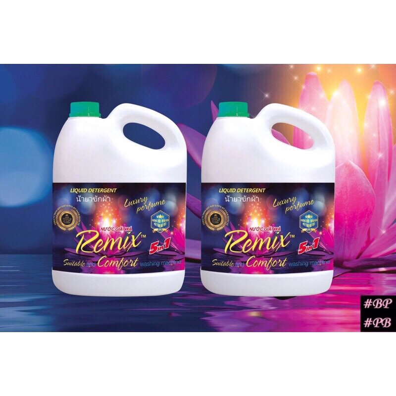 💥 NƯỚC GIẶT xả Remix 3800ml hương Comfor 5 in 1