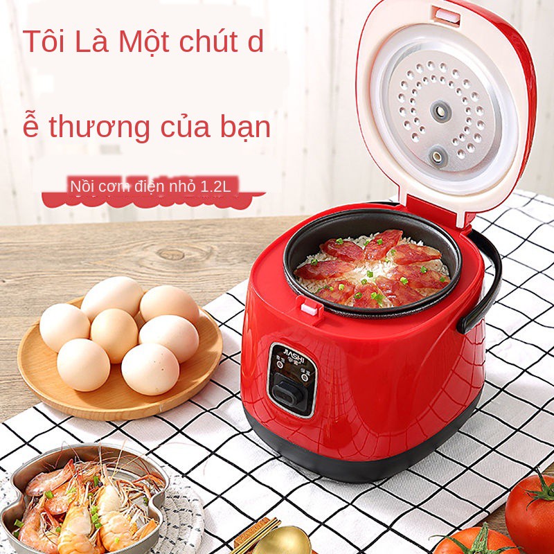 ☂Nồi cơm điện Jiashi thông minh 2.5 mini nhỏ gia đình đích thực 1-2-3 ký túc xá tự động duy nhất