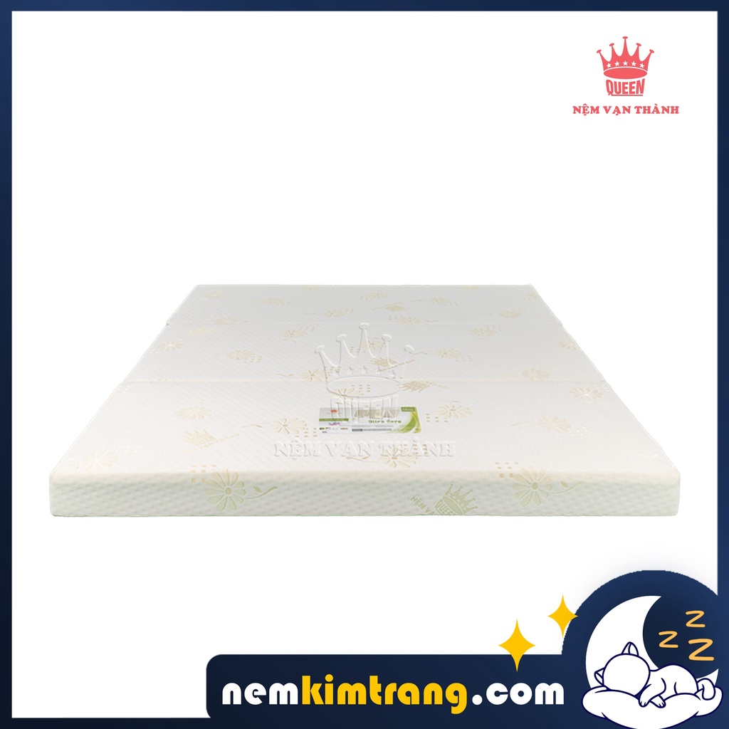 Nệm Cao Su Gòn Ép Gấp 3 Ultra Care Vạn Thành - CHÍNH HÃNG, BẢO HÀNH 5 NĂM