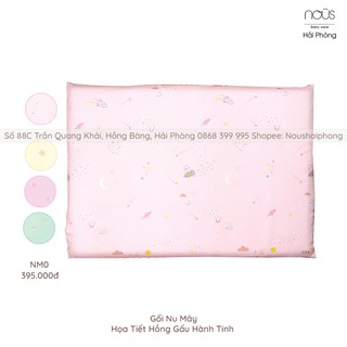 Gối Nu Mây Hồng Gấu Trăng Sao NOUS