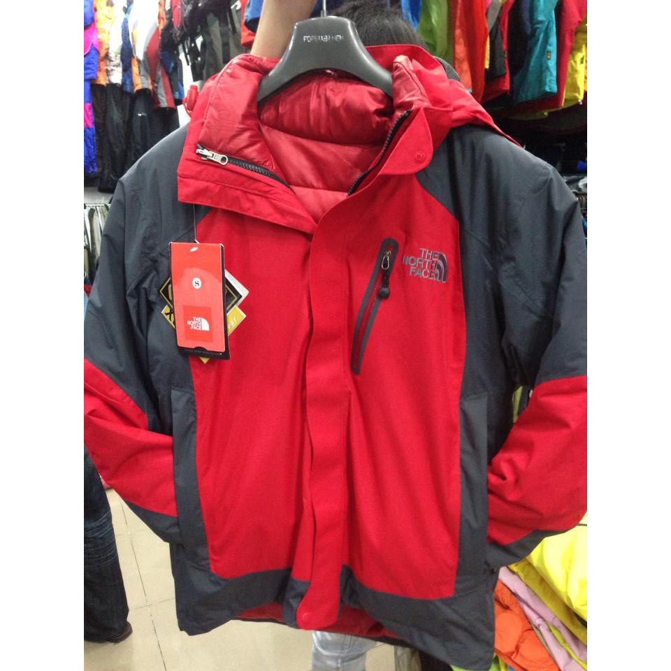 Áo khoác Gió 3 lớp VNXK TNF Chống thấm nước 100%. lớp 3 lót nỉ tháo rời siêu ấm